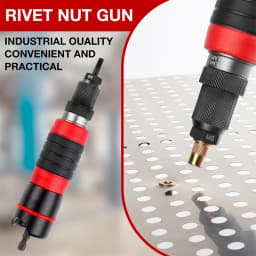 Nut Riveting Machine M3 M4 M5 M6 M8 M10, Industrial Grade Fast Riveting Tool, Electric Nut Gun, Including 3-12mm Drill Bit