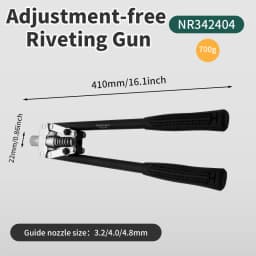Rivet Nut Hand Threaded Rivet Nuts Gun Heavy Duty Riveter with Allen Wrench