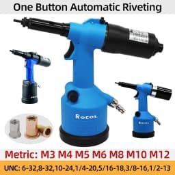 Pneumatic Rivet Nut Gun Industrial Automatic Hydraulic Pull Rivet Nut Tool Pneumatic Riveting Gun Set M3-M12