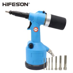 HIFESON Pneumatic Air Rivet Nut Gun Automatic Blind Riveter Gun Industrial Hydraulic Professional Decoration Engineering Tools