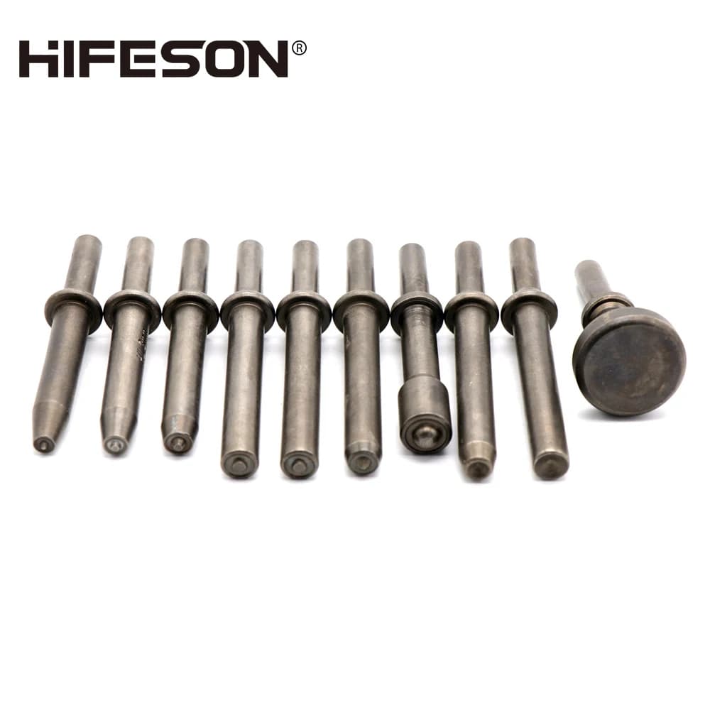 HIFESON Pneumatic Rivet Head Semi Hollow Solid Rivet Head Traffic Advertising Sign Rivet Head Pneumatic Hammer