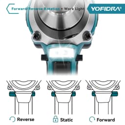 YOFIDRA 25000N Brushless Electric Rivet Gun Cordless Rivet Nut Gun Drill Insert Automatic Riveting Tool For Makita Battery Pin