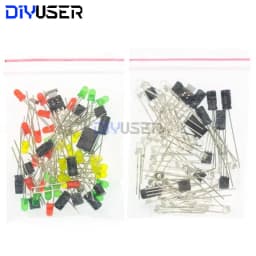 DIYUSER Three-Dimensional 3D Christmas Tree LED DIY Kit Red/Green/Yellow RGB LED Flash Circuit Kit Electronic Fun Suite
