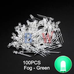 100PCS/lot 3mm LED Diode F3 Assorted Kit ibuw White Green Red Blue Yellow Orange Pink Purple Warm White DIY Light Emitting Diode