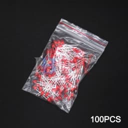 100PCS/lot 3mm LED Diode F3 Assorted Kit ibuw White Green Red Blue Yellow Orange Pink Purple Warm White DIY Light Emitting Diode