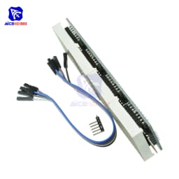 diymore 4 in 1 MAX7219 RGB Dot LED Matrix Common Anode MCU 8x32 Control LED Display Module Drive for Arduino Raspberry Pi