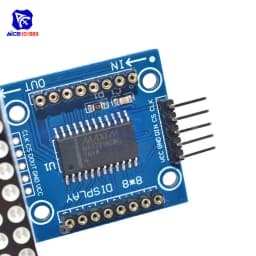 diymore 4 in 1 MAX7219 RGB Dot LED Matrix Common Anode MCU 8x32 Control LED Display Module Drive for Arduino Raspberry Pi