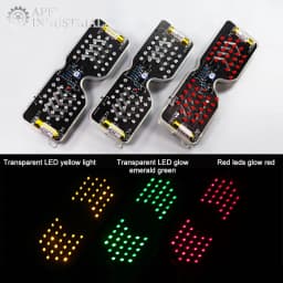 DIY Kit Voice Controlled LED Luminous Glasses Making Set Light-emitting Diode Flashing Light Electronic Soldering Assembly