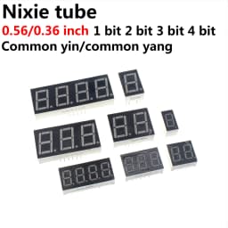 10PCS 0.36inch LED display 7 Segment 1 Bit/2 Bit/3 Bit/4 Bit Digit Tube Red Common Cathode / Anode Digital 0.36 inch led