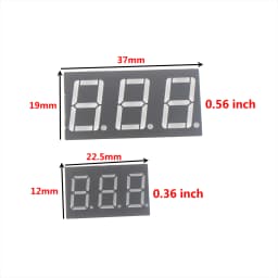 10PCS 0.36inch LED display 7 Segment 1 Bit/2 Bit/3 Bit/4 Bit Digit Tube Red Common Cathode / Anode Digital 0.36 inch led