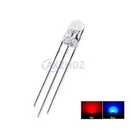 50PCS 3mm 5mm Bicolor Lamp Red Green Blue Common Anode / Cathode 3Pin Transparent Colloid Highlight LED Emitting Diode DIY KIT