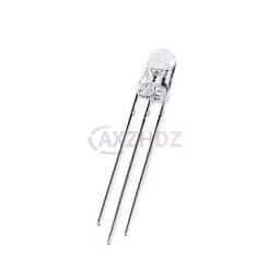 50PCS 3mm 5mm Bicolor Lamp Red Green Blue Common Anode / Cathode 3Pin Transparent Colloid Highlight LED Emitting Diode DIY KIT