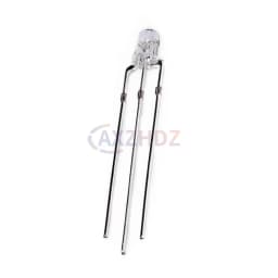 50PCS 3mm 5mm Bicolor Lamp Red Green Blue Common Anode / Cathode 3Pin Transparent Colloid Highlight LED Emitting Diode DIY KIT