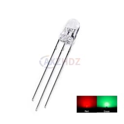 50PCS 3mm 5mm Bicolor Lamp Red Green Blue Common Anode / Cathode 3Pin Transparent Colloid Highlight LED Emitting Diode DIY KIT