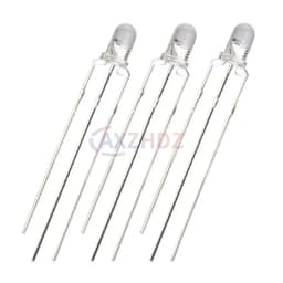 50PCS 3mm 5mm Bicolor Lamp Red Green Blue Common Anode / Cathode 3Pin Transparent Colloid Highlight LED Emitting Diode DIY KIT