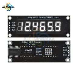 0.36 inch TM1637 Digital LED DIsplay 6 Bits 7 Segment Digital LED DIsplay Module I/O Interface 5 Color Available for Arduino