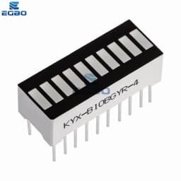 1~10PCS EGBO 10grid Digital Segment LED Light Bar Super Bright 2 Red+3 Yellow+4 Green+1 Blue Light Flat Tube B10BRYGB