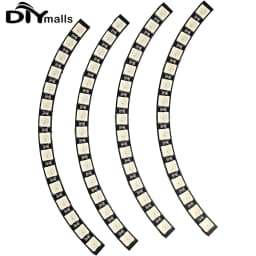 60 Bits RGB LED Ring 60 X WS2812 WS2812B 5050 Ring Lamp Light with Integrated Drivers SK6812 for Arduino RPI
