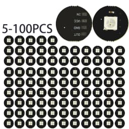 5-100PCS RGB LED Ring 1 Bits LED WS2812 5050 RGB LED Ring Lamp Light with Integrated Drivers for Arduino