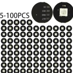 5-100PCS RGB LED Ring 1 Bits LED WS2812 5050 RGB LED Ring Lamp Light with Integrated Drivers for Arduino
