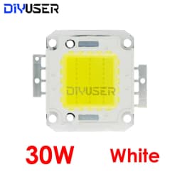 DIYUSER 10W 20W 30W 50W 100W White/Warm white LED CHIP Integrated High Power Lamp Beads 24*44mil 32V-34V 3200K-6500K 600-3000MA