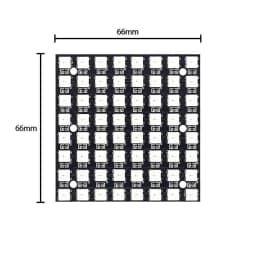 WS2812 LED 5050 RGB 8x8 64 Bit LED Matrix Module