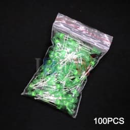 100PCS/LOT 5mm LED Diode F5 Assorted Kit IBUW White Green Red Blue Yellow Orange Pink Purple Warm White DIY Light Emitting Diode