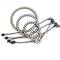 8/16/24/35/45/128bits WS2812B 5050 Pixel LED Circle Ring Addressable RGB LED Module DC 5V for Arduino Raspberry Pi