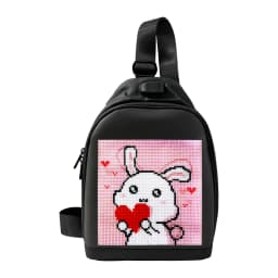 64x64 Pixels Indoor P3.75 Led Display Module Matrix HD Led Panel 25*25cm RGB LED Panel Screen for Vest Backpack Bags Animation