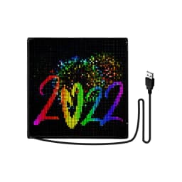 64x64 Pixels Indoor P3.75 Led Display Module Matrix HD Led Panel 25*25cm RGB LED Panel Screen for Vest Backpack Bags Animation