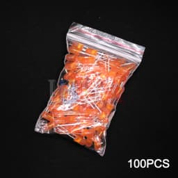 100PCS/LOT 5mm LED Diode F5 Assorted Kit IBUW White Green Red Blue Yellow Orange Pink Purple Warm White DIY Light Emitting Diode