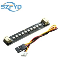 1PCS 10 Bit RGB LED Strip Light WS2812B Programmable 5V Color Changing Colorful Strip Light For Arduino Kit ESP32