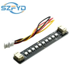 1PCS 10 Bit RGB LED Strip Light WS2812B Programmable 5V Color Changing Colorful Strip Light For Arduino Kit ESP32