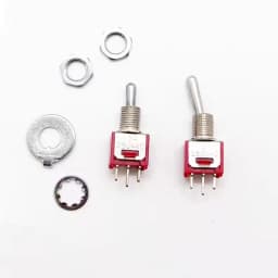10PCS 5MM Mini Toggle Switch SMTS-102, SMTS-103, 3-Pin 2-Position Joystick Switch, 3-Pin 3-Position, Long and Short Handle