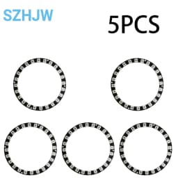 1-20PCS WS2812B 5050 RGB LED Ring Board 24-Bit Full Color 4-7V for Arduino for ESP32 NeoPixel