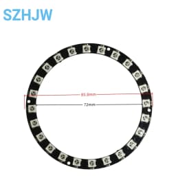 1-20PCS WS2812B 5050 RGB LED Ring Board 24-Bit Full Color 4-7V for Arduino for ESP32 NeoPixel