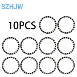 1-20PCS WS2812B 5050 RGB LED Ring Board 24-Bit Full Color 4-7V for Arduino for ESP32 NeoPixel