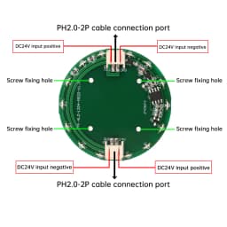 DC 24V 5A Touch Sensitive LED Light-emitting Module Creative Touch DIY Desktop River Light Festive Atmosphere Floor Lamp
