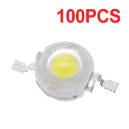 10/100PCS led 1W 100-120LM LED Bulb IC SMD Lamp Light Daylight white High Power 1W LED Lamp bead