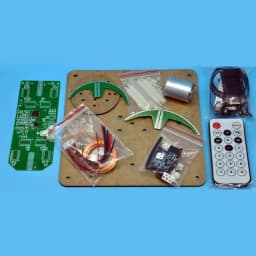 New DIY Spherical Rotating LED Kit POV Soldering Training Kit