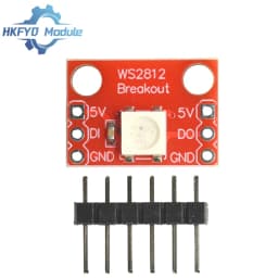 1-50pcs WS2812 RGB LED Breakout Module – Addressable Smart LED for Arduino, DIY Electronics & RGB Lighting Projects