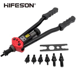 HIFESON ALLSOME BT-607 16" Manual Riveter  Gun Hand Rivet Tool Kit Rivet Nut Setter Nut Setting Tool M3/M4/M5/M6/M8/M10/M12