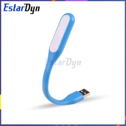 Mini USB LED Reading Light Portable Foldable Book Lamp Eye Protection for Power Bank PC Laptop Night Reading, Color Random