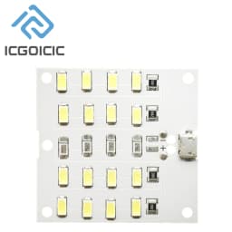 5730 SMD LED Light Panel 5V 450mA Micro USB Powered for Emergency Night Lamp Mobile Charger