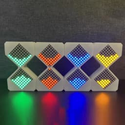 DIY Digital Hourglass Birthday Gift Toys Game Kids Cyber Hourglass Electronic Hourglass Cyber Style Sense of Technology Glow