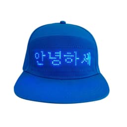 LED Hat Light Up Baseball Cap Flash Glow Hat USB Charging App Programmable LED Message Hats Scrolling LED Display Caps