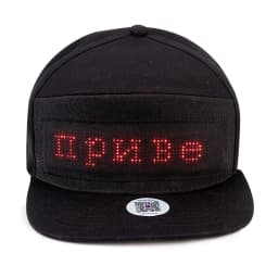 LED Hat Light Up Baseball Cap Flash Glow Hat USB Charging App Programmable LED Message Hats Scrolling LED Display Caps