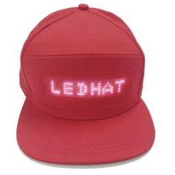 LED Hat Light Up Baseball Cap Flash Glow Hat USB Charging App Programmable LED Message Hats Scrolling LED Display Caps