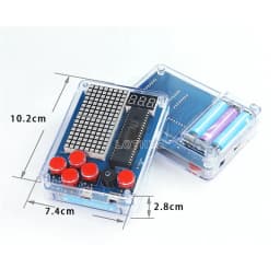 DIY Electronic Kit Game Retro Classic Making Snake Plane Racing Mini Pixel Game Console Electronic Component Soldering Assembly