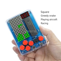DIY Electronic Kit Game Retro Classic Making Snake Plane Racing Mini Pixel Game Console Electronic Component Soldering Assembly